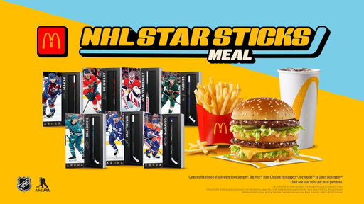 NHL® Star Sticks have landed at McD’s