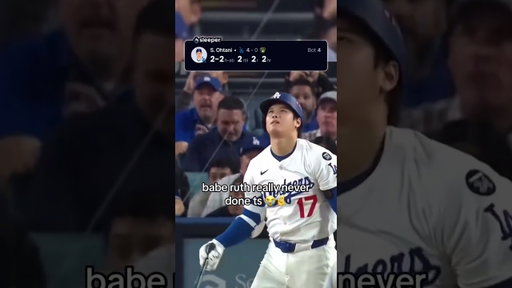 Ohtani genuinely the greatest baseball player ever 😭