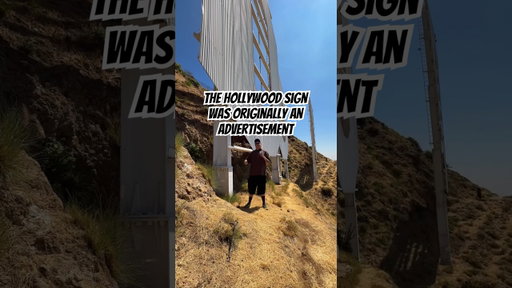 The Hollywood Sign Was Originally An Advertisement
