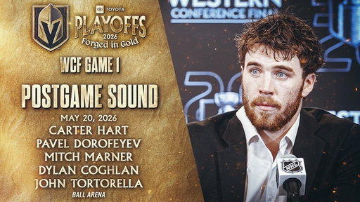 🎥 WCF G1 POSTGAME SOUND: Hart, Dorofeyev, Marner, Coghlan & Tortorella