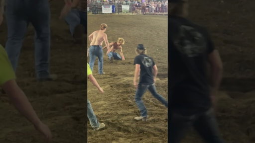 Would NOT recommend running shirtless at a bull #Rodeo #wreckfest #Wreck