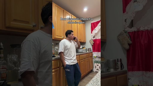 How Hispanics check if a store is open
