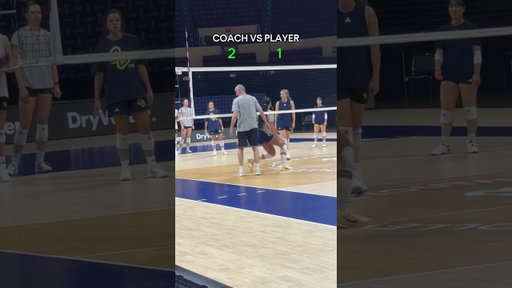 COACH VS PLAYER!!  #lovb #volleyball #volleyballworld