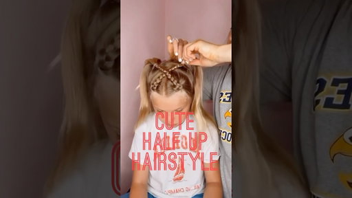 CUTE HALF UP HAIRDO | products used are in description below