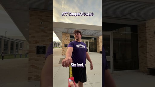 it’s tougher than it looks! 😅 #measuringtape #challenge #tcufootball