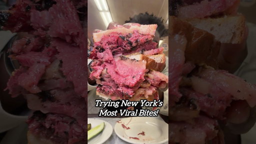 Trying the MOST VIRAL BITES in NYC! #foodreview #foodie #nyc #nycfood #newyork
