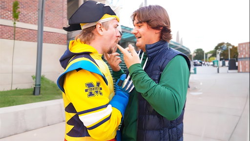 Michigan Fan Trolls Michigan State!