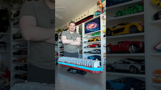 Building the LEGO Cargo Ship?! #LEGO #ASMR #Ocean #Ship #Boat #Cargo #Maersk