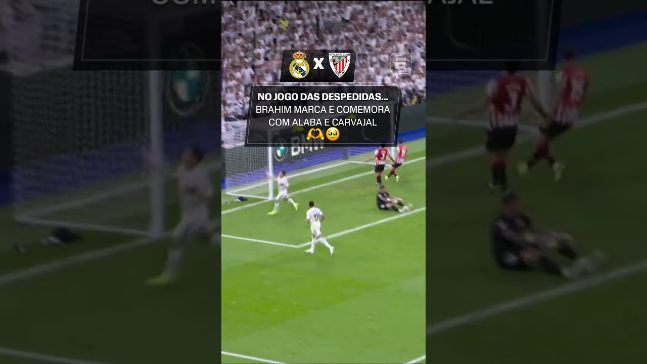 BRAHIM DÍAZ ANOTOU O QUARTO GOL DO REAL MADRID! #shorts