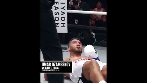 Umar Dzambekov is back and bringing the same bad intentions. 😤#ZuffaBoxing12