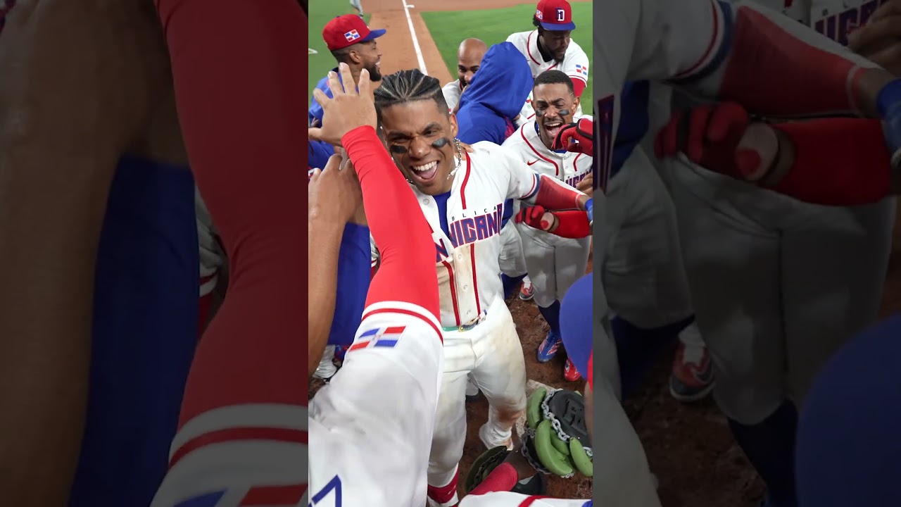Absolute. Cinema. Juan Soto wins it for Dominican Republic! 🇩🇴 #baseball #highlights #sports
