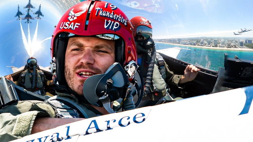 ALL ACCESS | Tkachuk Flies F-16 Thunderbird 😱✈️