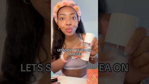 Why My LANEIGE Exploded Everywhere 😭 #skincare #freepreppyclip #beautyshorts #makeup #pink