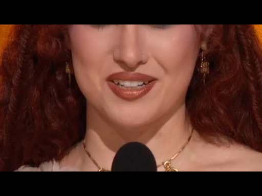 Chappell Roan presenting on the #GRAMMYs stage