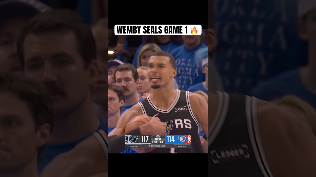 Wemby took over in Double OT 😮‍💨