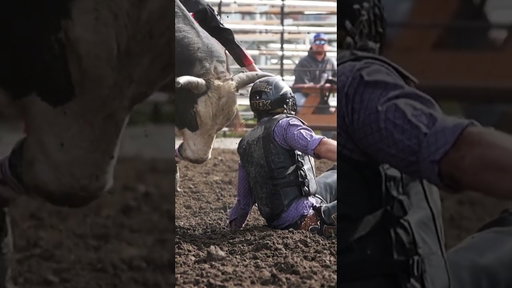 You can run on for a long time, but you can't outrun this 🐂 #WreckFest #Rodeo #Wreck