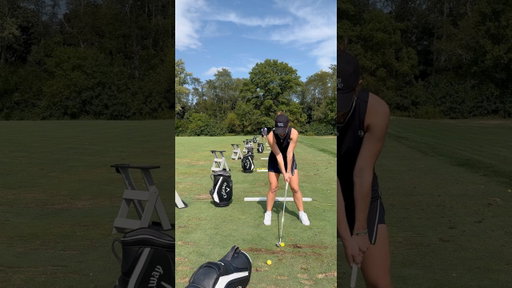 Face on swing 🤠 #golf #golfgirl #golfswing #golfing