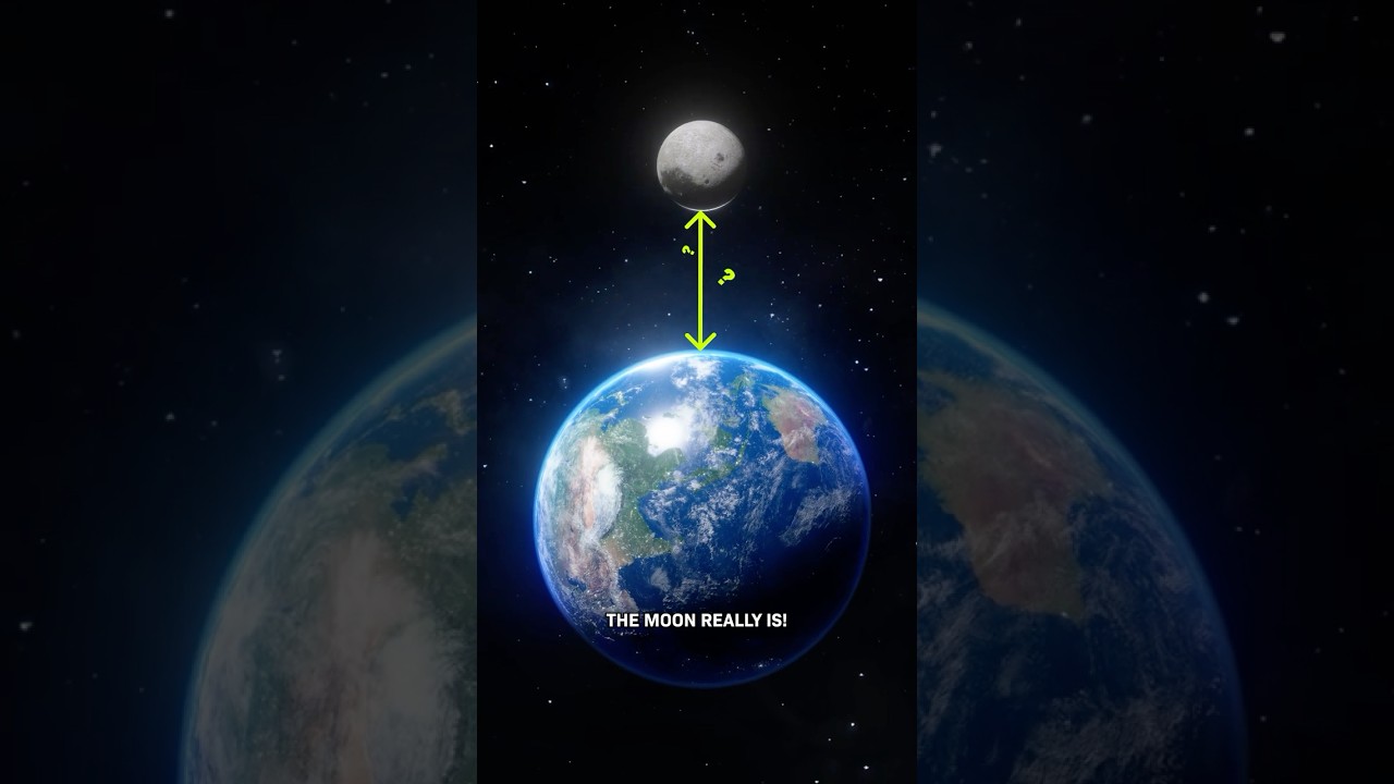 How Far Away The Moon REALLY Is