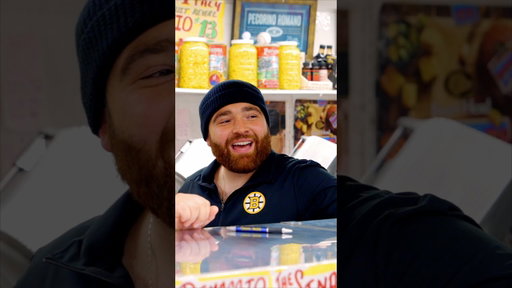 Doctor walks in Boston Deli showing off...