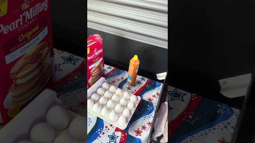 Morning breakfast while camping. #camping #family #campinglife #breakfast