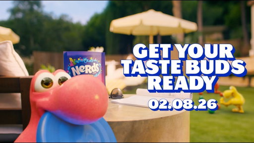 Get your taste buds ready | NERDS Big Game Commercial | 2026 | Teaser (Dancing :06)