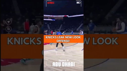 Knicks Reveal Their New Offense!