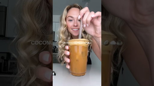 Coconut cloud iced latte