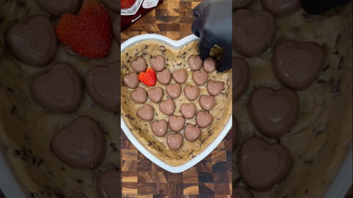 Heart Shaped Cookie Pie ❤️ #shorts