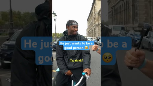 I could just sense his kindness… 🥹