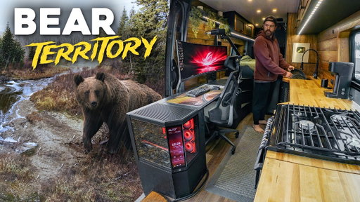 Vanlife Camping with BEARS in The Yukon (Driving to Alaska)