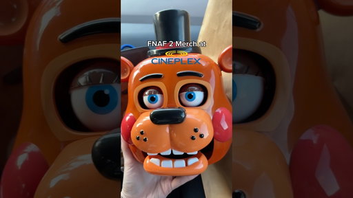 FNAF 2 Merch at Cineplex! #fnaf2movie #fnaf #fivenightsatfreddys #popcornbucket #shorts