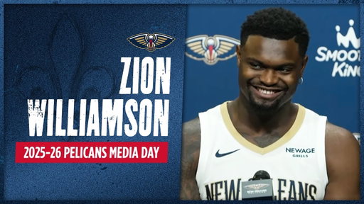 Zion Williamson Interview from 2025 Pelicans Media Day | New Orleans Pelicans