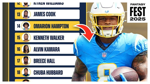 Fantasy Football Draft Rankings & Tiers | RB Must-Haves, Busts & Values