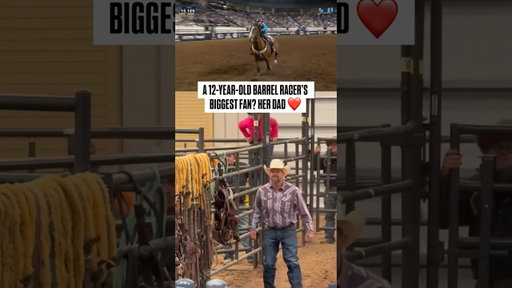 Girl dad energy: Rodeo edition 👏 Barrel racer Hadlee Landers is heading to Arlington @tractorsupply