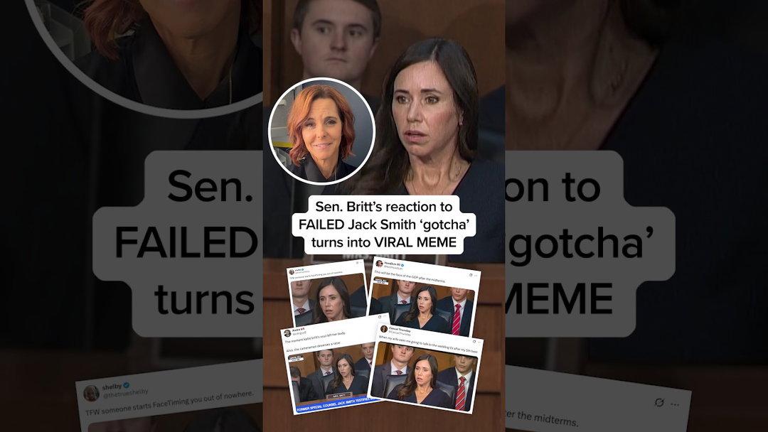 Sen. Britt’s reaction to FAILED Jack Smith ‘gotcha’ turns into VIRAL MEME
