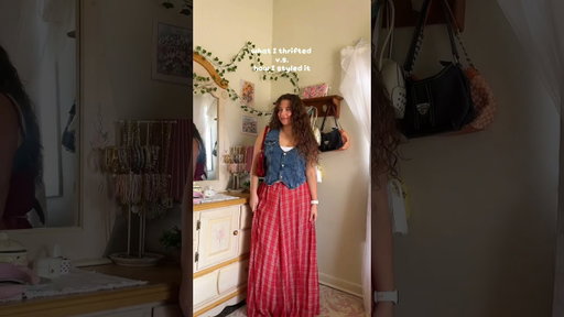Thrifted vs. styled #explorepage #outfitideas #fashion #thrifting #thrift #ootd #shopping