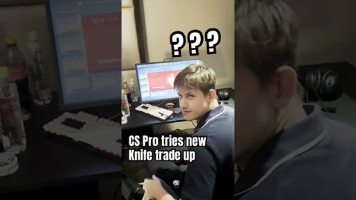 CS pro tries knife trade up 😲 #cs2