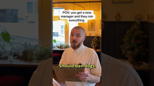 Time to look for a new job I guess…#comedy #hospitality #bartender #restaurant #management
