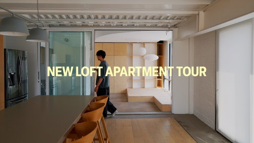 moving into my dream loft apartment