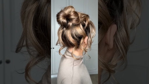 Pam Anderson inspired bun 🤎✨ #hairtutorial #hairtok #haircare