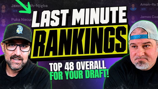 🔥LAST MINUTE Overall Fantasy Football RANKINGS 2026 | Draft Advice You Need🔥