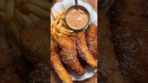Garlic Parmesan chicken fingers