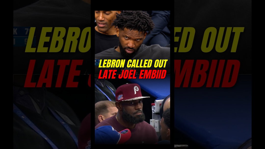 LeBron had to CALL OUT Joel Embiid😳