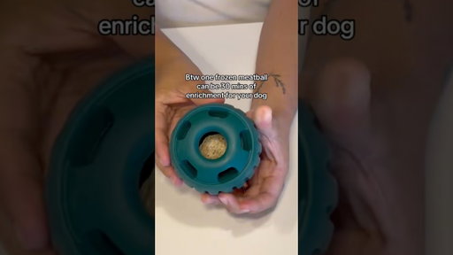 If you need a new dog enrichment idea using the Woof Pupsicle ⬆️ #dog #dogenrichment