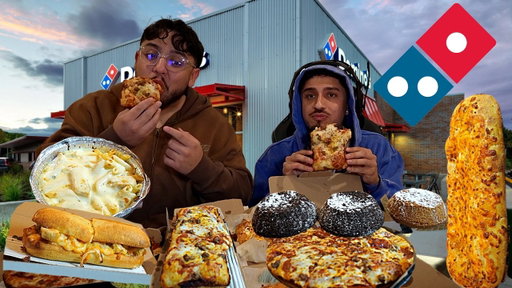 THE ULTIMATE DOMINOS MUKBANG