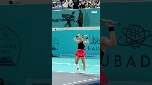 Your Abu Dhabi Champion 🏆Sara Bejlek defeats Alexandrova 7-6(5), 6-1 to win her maiden WTA title!