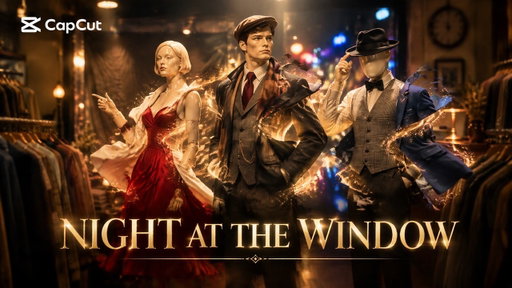 Night at the Window | CapCut Black Friday