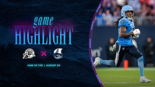 CFL Game Highlights | Week 12 Toronto vs Hamilton, August 22, 2026