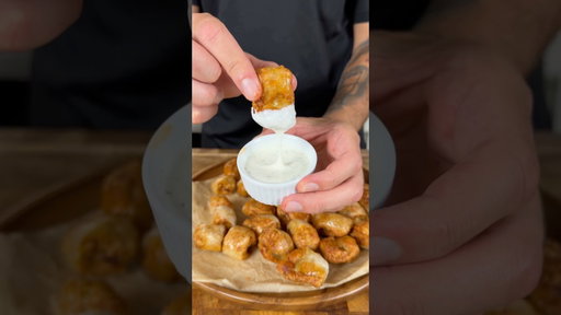 EASY 20-minute Rice Paper Chicken Nuggets muahahha
