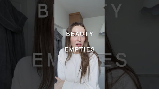 Beauty product empties 🗑️💄